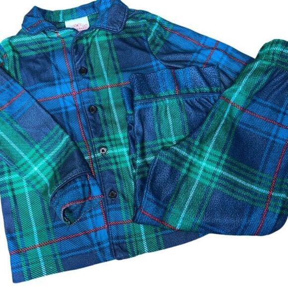 Wondershop Plaid Pajama Set Size 2T Christmas Holiday Cabin Cozy Flannel Family - Picture 1 of 7